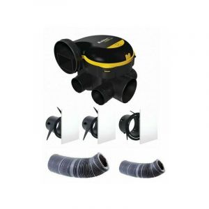 Kit Complet Gaines Et Vmc Simple Flux Easyhome Auto + Grilles De Ventilation Colorline - Aldes
