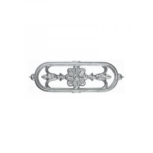 Frise motif floral pour appui de fenêtre ou garde-corps - Hauteur 110mm Largeur 310mm - Aluminium - à souder Deco Fer Forge