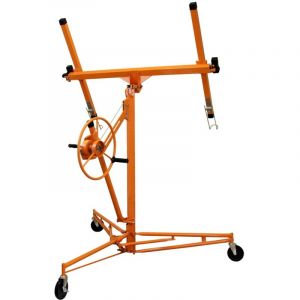 Monster Shop - L&egrave;ve Plaques 5M Panneaux de Pl&acirc;tre Placopl&acirc;tre Hauteur R&eacute;glable de 1.46m &agrave; 4.9 m - Capacit&eacute; 68kg - Manutention Plaque de Pl&acirc;tre