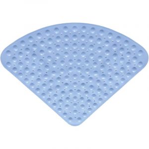 Tapis de douche d'angle non glissement - 80x 80cm tapis de douche d'angle pour douche int&eacute;rieure, tapis de stand de douche d'angle avec aspiration,