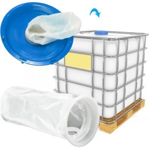 4 Pi&egrave;ces Filtre IBC en Nylon, Filtre pour Cuve IBC Filtre de Couvercle Nylon, Filtre &agrave; Eau de Pluie, Lavable Filtre de Couvercle en Nylon, Filtre de