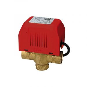 Soupape de zone 3 voies 3/4'fem.fem avec interrupteur fin de course, moteur 230V