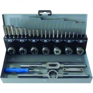 Drakkar Equipement - coffret tarauds filieres 32 pcs - drakar &eacute;quipement. S14720