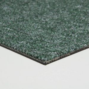 Moquette verte en dalles autoplombantes 50x50 cm Dalle de moquette bouclée pour salon et chambre Dalles de moquette modulaires sans colle