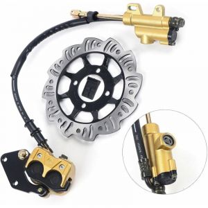 Kit de freins hydrauliques arri&egrave;re en alliage d'aluminium Mini scooter roue arri&egrave;re 49-125 cm3 4 temps Kit de freins arri&egrave;re, gaz, scooter &eacute;lectrique