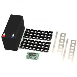 Boîtier de Rangement pour Batterie 12 v 7 Ah 18650 3 x en Nickel avec Pièce Boîte Carte pcb Organisateur diy