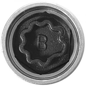 Cl&eacute; &agrave; douille antivol pour &eacute;crou de roue de s&eacute;curit&eacute; 802/B 17 mm pour Audi A6 A3 A4 A5 TT,de