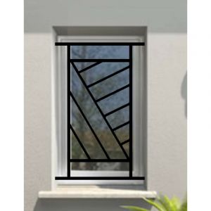 Grille de Defense Omega pour Fenetre h= 135 cm x l= 80 cm (côte tableau)