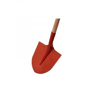 Pelle de jardin essentiel ronde &agrave; col de cygne 27cm manche bois pomme brut ponc&eacute; 1000mm Mermier 985112