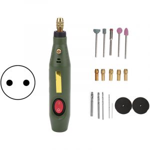 Mini Outil Rotatif Perceuse électrique Meuleuse Ponceuse Graveur Sculpture sur Bois Perceuse Stylo Kit Ensemble Ac 100-240 V(EU Plug)