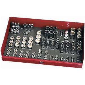 Boîte à outils de douilles 3/8', 106 pièces - Kraftwerk