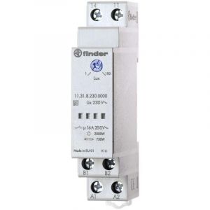 Relais crépusculaire modulaire alimentation 230 V/50 - 60 Hz n/a Finder 11.31.8.230.0000