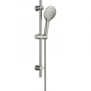 Deante Ensemble de Douche 3 Fonctions - Acier Bross&eacute; - Design Moderne - Universel et Pratique