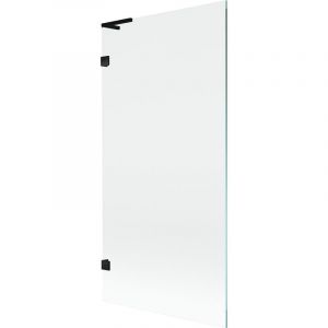 Mexen - Paroi de baignoire Lunar l 1-volet 90 x 150 cm, transparent, noir - 897L-090-000-70-00