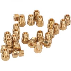 Kit de Gicleur Principal de Carburateur, 25 Pices Kit de Gicleur Principal de Carburateur de Moto 55 115 M5 Accessoires en Mtal pour Dellorto phbg 21