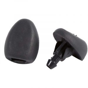 2pcs Gicleur Lave Glace Tuyau Lave Glace Voiture Kit de Buse de Pulv&eacute;risation de Lave-glace Avant avec Tuyau Flexible Essuie Glace Tuyauterie