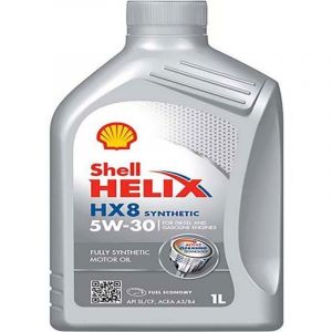 Degrippant - Lubrifiant Shell Lubrifiant Synth&eacute;tique Shell Helix Hx8 1 L 5w30 pour Moteurs Diesel