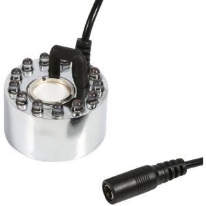 Aiducho - Mist Maker, Atomiseur led 24V 12 led à Changement de Couleur à Ultrasons Brumisateur Fontaine d'eau Atomiseur D'étang Humidificateur d'air