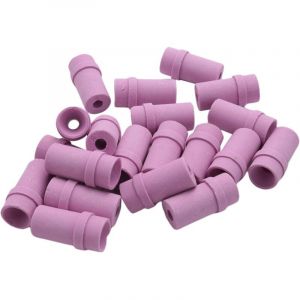 (6 mm) Lot de 20 buses en c&eacute;ramique pour jet de sable, siphon d'air, outils de sablage, pi&egrave;ces en c&eacute;ramique.