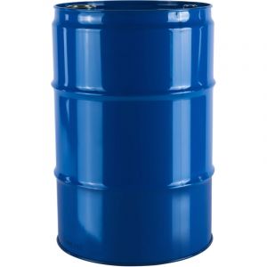 F&ucirc;t m&eacute;tallique en acier TH 60L, bouchons 2 et 3/4 pouces - BLEU