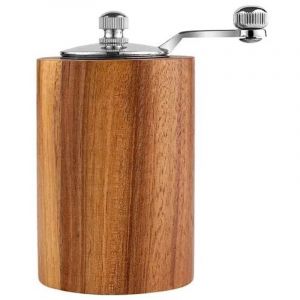 Moulin &agrave; poivre, moulin &agrave; poivre en bois moulin &agrave; poivre manuel avec outil de broyage de moulin &agrave; &eacute;pices &agrave; longue manivelle