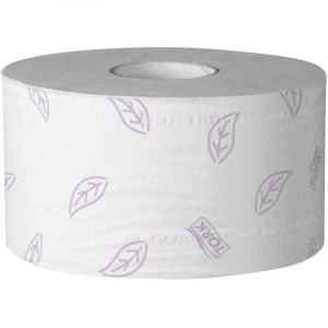 Tork - Toilettenpapier Mini Jumbo 110255 3lagig wei&szlig; 12 St./Pack.