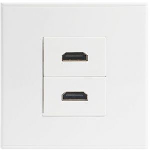 Prise murale de Type 86, HDMI, c&acirc;ble r&eacute;seau pour t&eacute;l&eacute;vision num&eacute;rique, haute d&eacute;finition