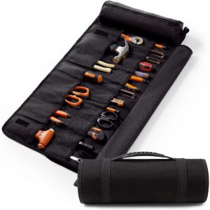 CCYKXA Sac &agrave; outils enroulable &ndash; Sac &agrave; outils &agrave; roulettes Sac de rangement pour outils Sac de rangement imperm&eacute;able et pliable avec poign&eacute;e