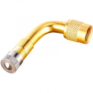 Gistuch - Rallonges de Valve,Valve Coudée Moto Adaptateur D'Extension de Valve de Pneu Coudé à 90 Degrés en Laiton pour Moto,Vélo,Tondeuse et Scooter