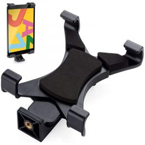 360&deg; de rotation Tablette Tr&eacute;pied Support de Clip Adaptateur de Monture compatible avec le Selfie Stick Tige Appareil photo Tr&eacute;pied Tri-pod, y