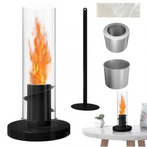 Chemin&eacute;e d'int&eacute;rieur &agrave; l'&eacute;thanol, brasero de table, lampe de table, foyer de table, int&eacute;rieur/ext&eacute;rieur, chemin&eacute;e d&eacute;corative, chemin&eacute;e sur pied pour