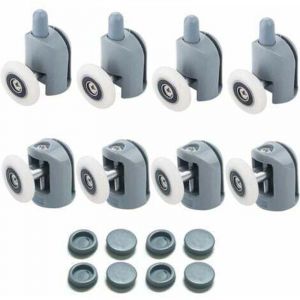 [JAMAIS UTILIS&Eacute;] roulettes pour portes coulissantes, roulettes pour portes de douche, roulettes pour portes de douche de 23 mm, roulettes pour