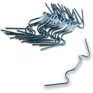 Agrafes de serre Crochet pour syst&egrave;me de goutti&egrave;re 8,5 x 3 cm 60 pi&egrave;ces