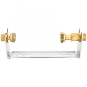 Sferaco - Kit rail support compteur acier galvanisé de longueur 250mm pour compteur de 170 mm, DN15, Écrou tournant 3/4'