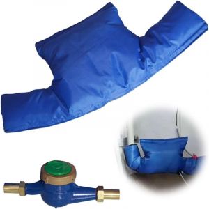 Housse isolante pour compteur d'eau 53 x 20 cm, manchon de protection isolant pour compteur d'eau pour l'hiver, housse isolante pour compteur d'e