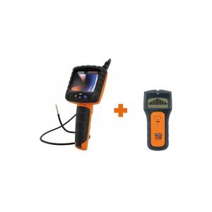 Ht Instruments - Kit Cam&eacute;ra d'inspection HTB500P avec scanner mural HT36 sonde 1m, &oslash; 6 mm