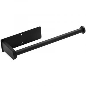 Noir-Porte Sopalin, Support D&eacute;vidoir Sopalin Acier Inoxydable Pas de Per&ccedil;age Porte Essuie Tout Auto-adh&eacute;sif Devidoir Support Tout Mural, Derouleur
