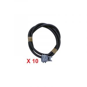 Lot de 10 gaines icta &oslash; 20mm grise longueur de 3m15 avec boitier tub&eacute; banche sibtop sib P02020