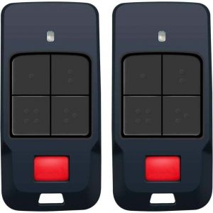 2 &eacute;metteurs de porte de garage, compatibles avec BFT MITTO COOL C4 433 MHz, codage &agrave; code tournant, MITTO COOL C2, MITTO COOL C4, t&eacute;l&eacute;commande