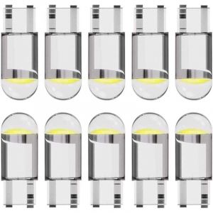 Ampoule LED T10 W5W 194 pour voiture 12 V 6 000 K (blanc) COB , ampoule LED 168 , ampoule LED 2825 T10 W5W , &eacute;clairage int&eacute;rieur LED , ampoule LED