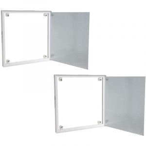 Trappe de Visite à Carreler Semin 300 mm x 300 mm - Accès sous Baignoire et Pièces Humides (lot de 2)