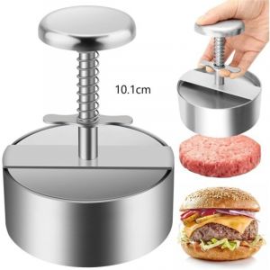 Presse &agrave; Burger, 304 Acier Inoxydable Presse &agrave; Hamburger, Ajustable Steak Hach&eacute; Presse &agrave; Burger, Facile &agrave; Utiliser, Antiadh&eacute;sive Presse &agrave; Hamburger