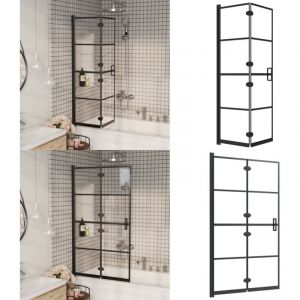 Cabine de douche pliable esg 80x140 cm Noir - cabine de douche pliable - cabines de douche pliables - Home & Living