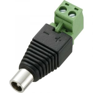 Tru Components - Connecteur basse tension femelle, droit Conrad Components DC12-F 716331 ø extérieur: 5.5 mm ø intérieur: 5.5 mm 2.1 mm 1 pc(s) D98229