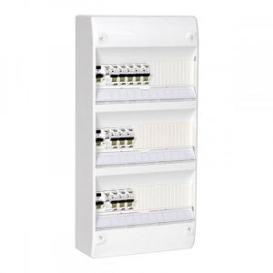 AUTRES Tableau &eacute;lectrique pr&eacute;&eacute;quip&eacute; 3 rang&eacute;es 39 modules DOMOLEC