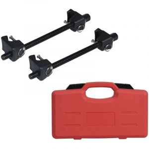 Ensemble de compresseur &agrave; ressorts 2X avec 4 griffes, port&eacute;e 370 mm, pour ressorts d'abaissement, suspension, &eacute;tui inclus NAIZY
