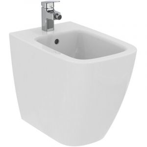 Ideal Standard - i.Life b - Bidet &agrave; poser, trou pour robinet, blanc T458201
