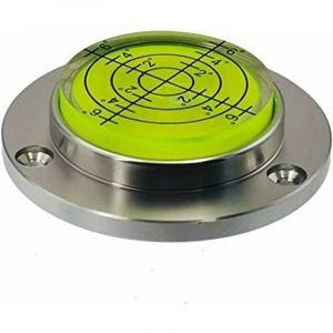 Lucky-88 - chelle magnétique en alliage d'aluminium pour ceinture d'eau verte et avec trou en alliage d'aluminium - Niveau à bulle circulaire