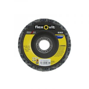 Disque abrasif incorporé flexfinish - Ø125 mm - Grain 4 (fin) Flexovit