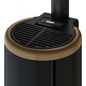 Freepoint - Poêle à granulés étanche Chrome 5 Dark-gold - 5 kW